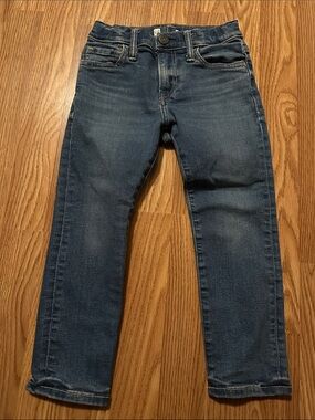 Men's Slim Fit Dark Blue Jeans